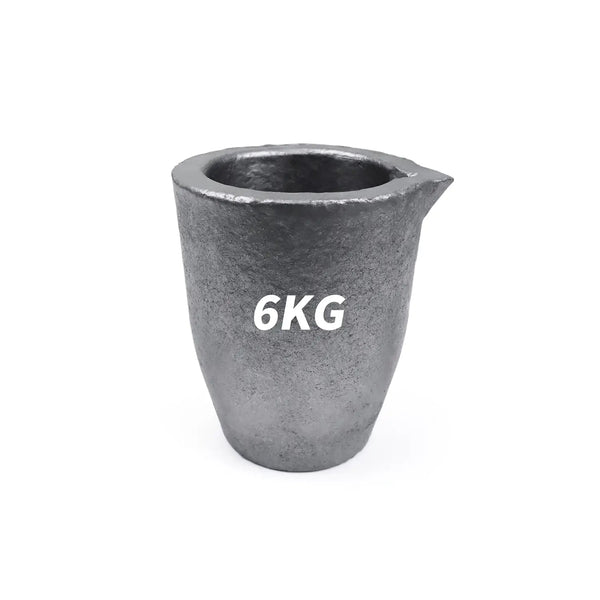 6KG melting crucible with pouring spout for the ToAuto propane furnace kit
