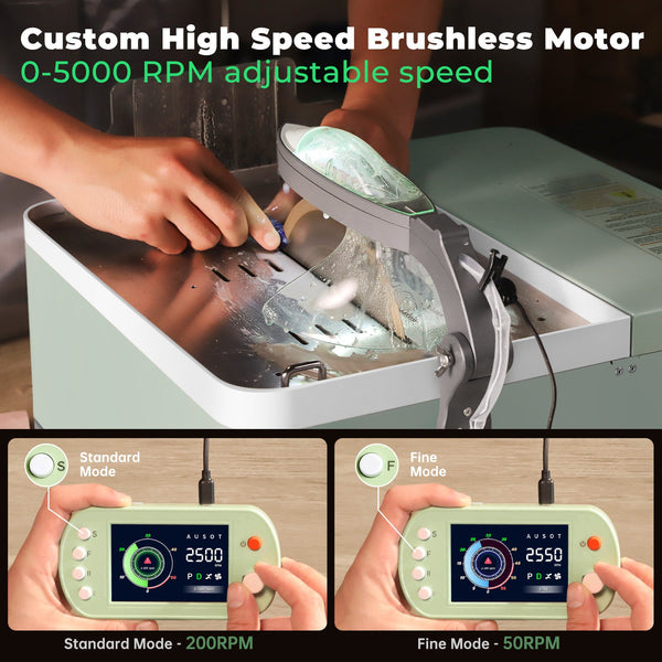 8 Inch Gemstone cutting machine for DIY Precise cutting ToAuto Tool