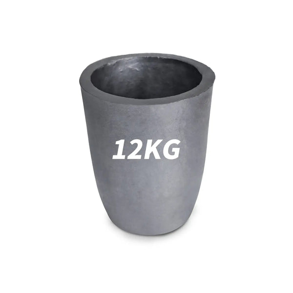 12KG melting crucible for the ToAuto propane furnace kit on a white background