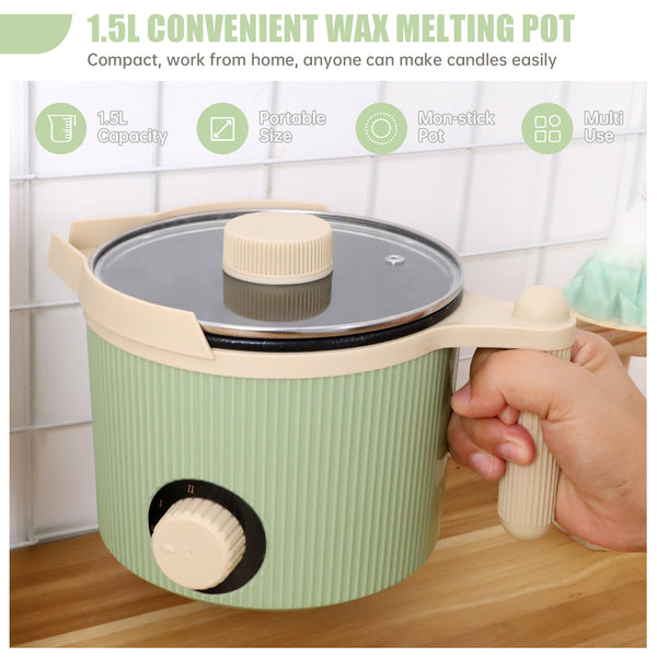 TOAUTO Handheld 1.5L Wax Melting Pot Green - ToAuto Tool