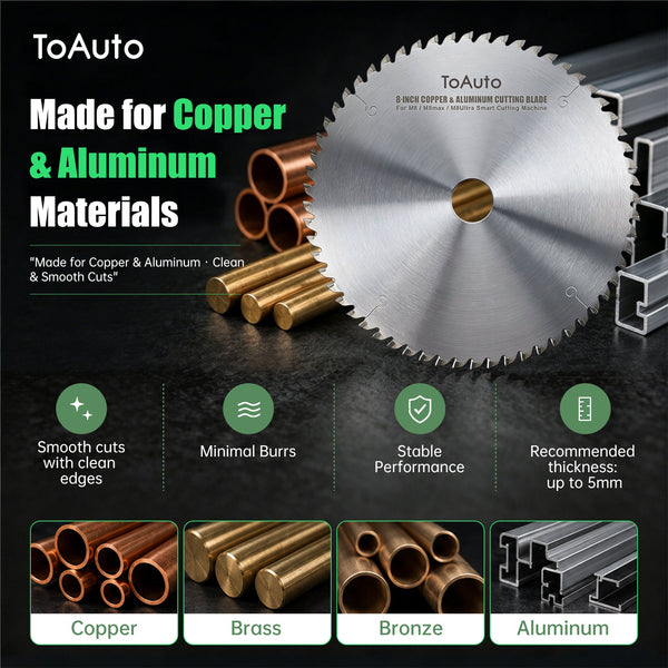 ToAuto 8-Inch Copper & Aluminum Cutting Blade for Non-Ferrous Metals Toautotoolglobal