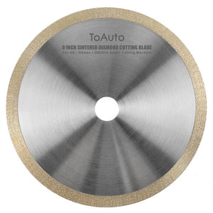 ToAuto 8 inch sintered diamond cutting blade for gemstone cutting