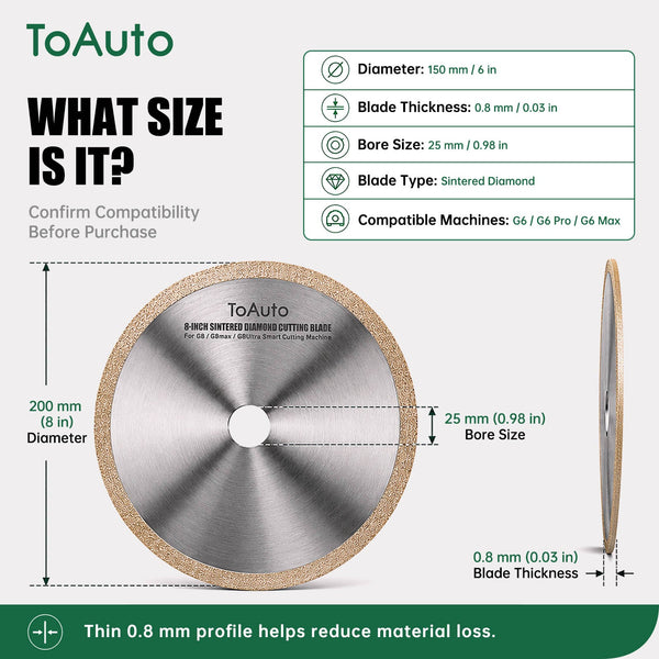 8 inch diamond saw blade for lapidary cutting