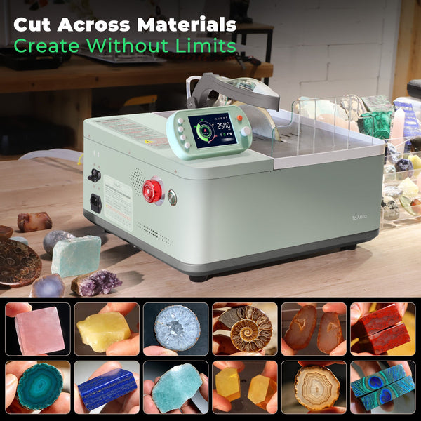 6/8 Inch Gemstone & Metal cutting facet machine for DIY Precise cutting ToAuto Tool
