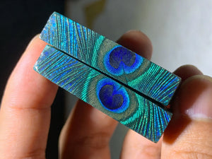 The ToAuto gemstone cutting machine can be used to cut Peacock Feather Pattern Metal.