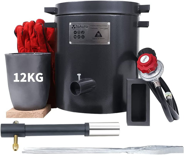 TMF12000-V2 12KG Propane Melting Furnace - ToAuto Tool